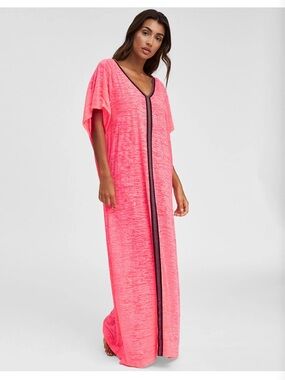 Pitusa Inca Abaya Dress Hot Pink Standard